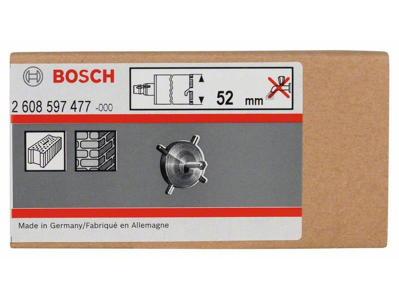 Centrirni križ za krono za vrtanje po suhem postopku in krono za vrtanje podometnih vtičnic, Dimenzije: 52 mm