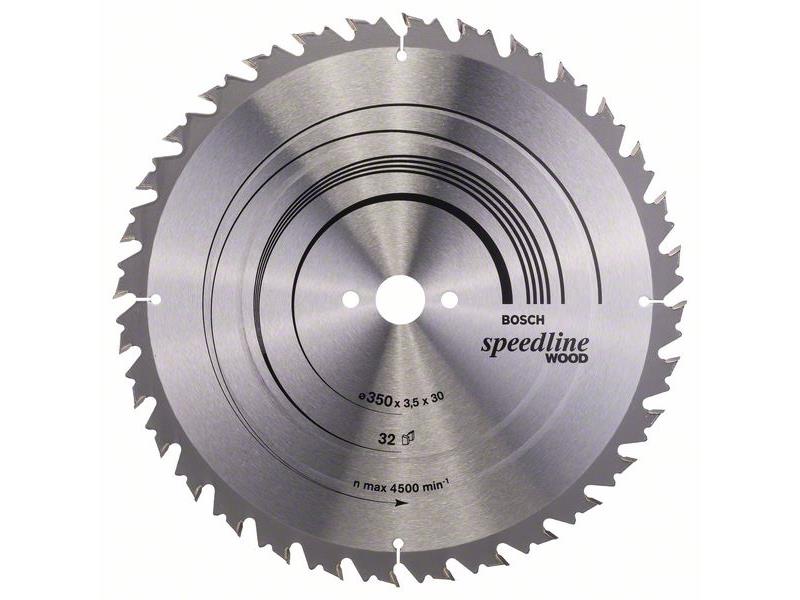 List krožne žage Bosch Speedline Wood, Dimenzije: 350x30x3,5mm, Zob: 32, 2608640683