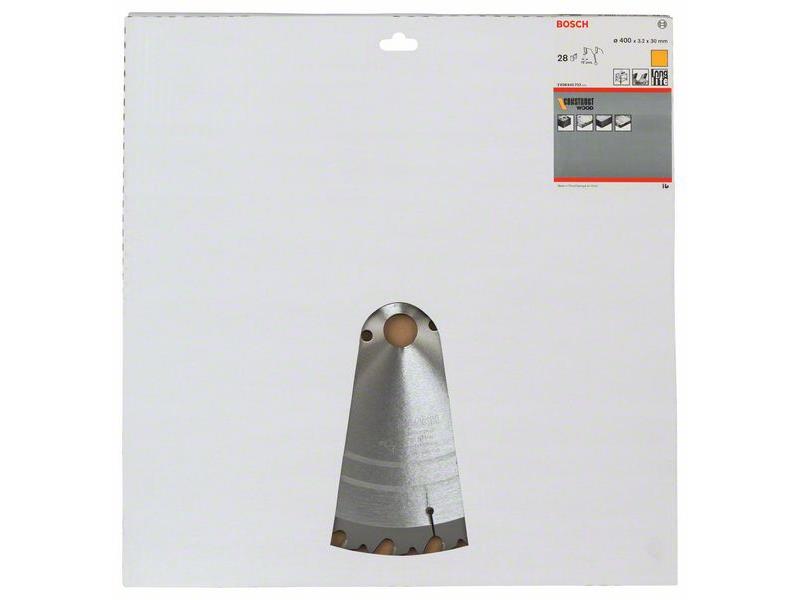 List krožne žage Bosch Construct Wood, Dimenzije: 400x30x3,2mm, Zob: 28, 2608640703