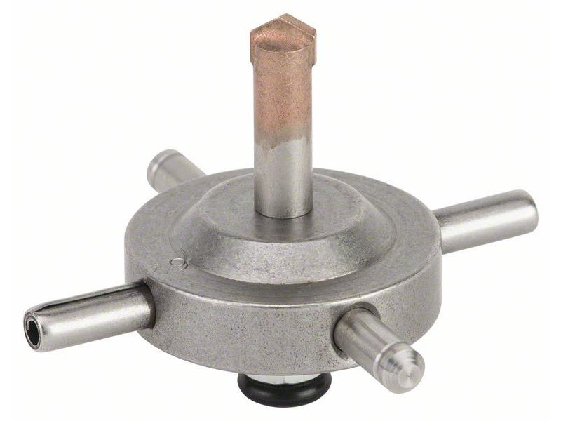 Centrirni križ za krono za vrtanje po suhem postopku in krono za vrtanje podometnih vtičnic, Dimenzije: 62 mm