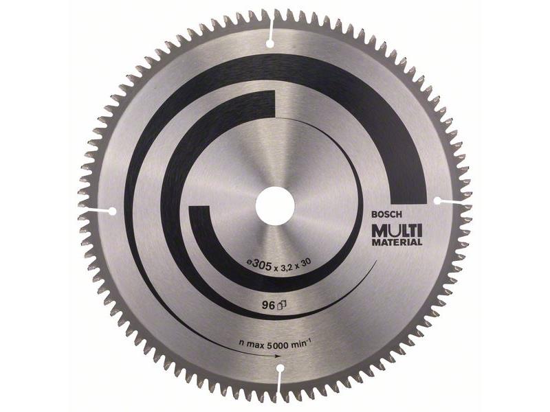 List krožne žage Bosch Multi Material, Dimenzije: 305x30x3,2mm, Zob: 96, 2608640453