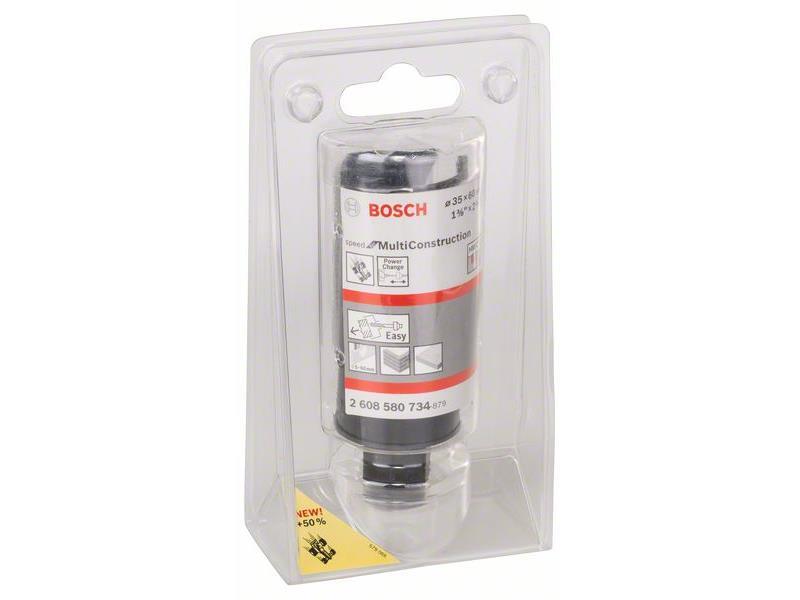 Žaga za izrezovanje lukenj Bosch Speed for Multi Construction, Dimenzije: 35 mm, 1 3/8