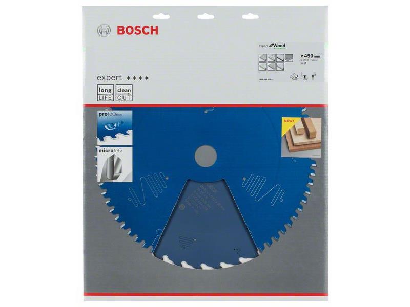 List za krožne žage Bosch Expert for Wood, Dimenzije: 450x30x4,5mm, Zob: 34, 2608644078