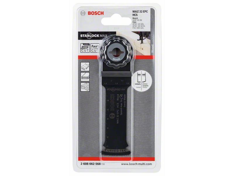 HCS Potopni žagin list Bosch MAIZ 32 EPC, Wood, Dimenzije: 80x32mm, 2608662568