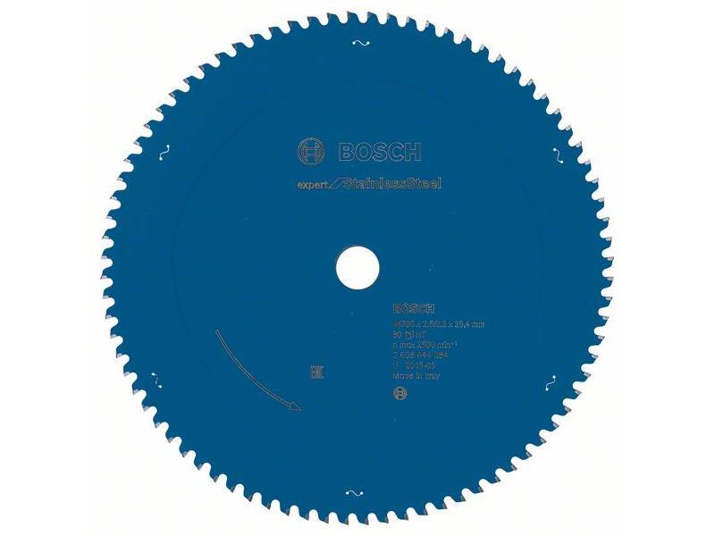 Žagin list Bosch Expert for Stainless Steel, Dimenzije: 305x25,4x2,5mm, Zob: 80, 2608644284