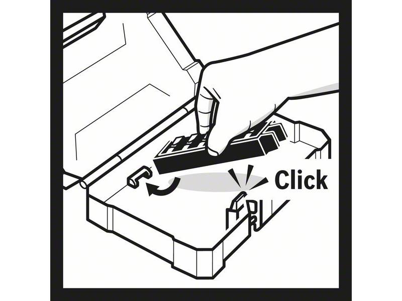36-delni komplet vijačnih nastavkov Bosch Impact Control, Dimenzije: 25-60 mm, 2608522365