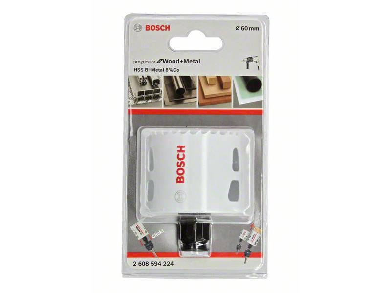 HSS BiM kronska žaga za izrezovanje lukenj Bosch za les in kovino, Dimenzije: 60x44mm, 2608594224