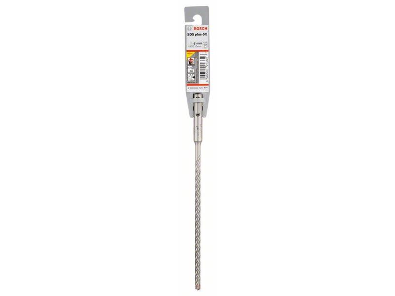Udarni sveder Bosch PRO SDS-plus-5X, Dimenzije: 6x150x210mm, 2608833779