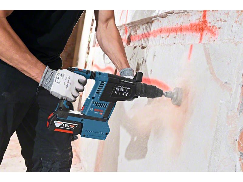 Akumulatorsko vrtalno kladivo s sistemom SDS plus Bosch GBH 18V-26 F, 18 V, 2.6 J, 4-26 mm, 0611910003