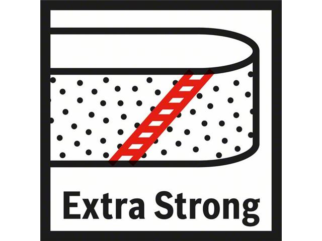 3-delni komplet brusilnih trakov Bosch X440, Dimenzije: 60 x 400 mm, Zrnatost: 80, 2608606002