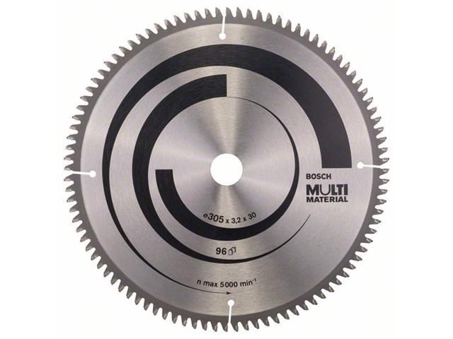 List krožne žage Bosch Multi Material, Dimenzije: 305x30x3,2mm, Zob: 96, 2608640453