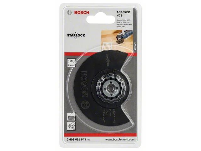 HCS Segmentni žagin list iz hitroreznega jekla Bosch  ACZ 85 EC, Wood, 85mm, 2608661643