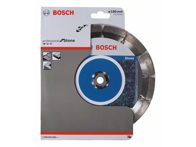 Diamantna rezalna plošča Bosch Standard for Stone, Dimenzije: 180x22,23x2x10mm, 2608602600