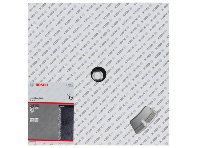 Diamantna rezalna plošča Bosch Best for Asphalt, Dimenzije: 450x25,40x3,6x12mm, 2608603643