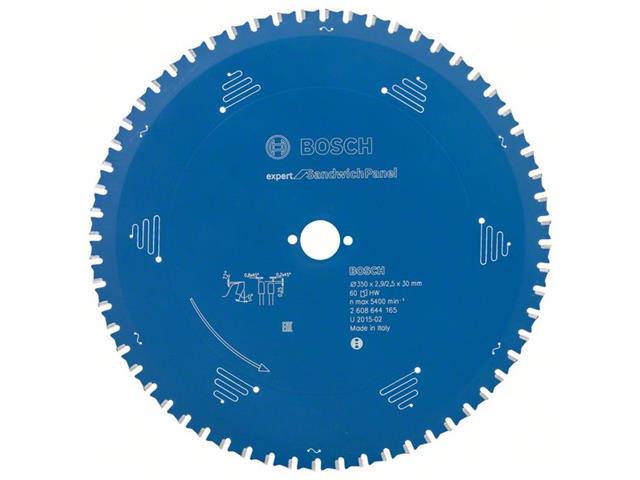 List za krožne žage Expert for Sandwich Panel  Bosch, 350mm, 30mm, 60, 2608644165