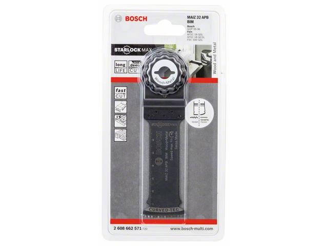 BIM Potopni žagin list Bosch MAIZ 32 APB, Wood and Metal, Dimenzije: 80x32mm, 2608662571