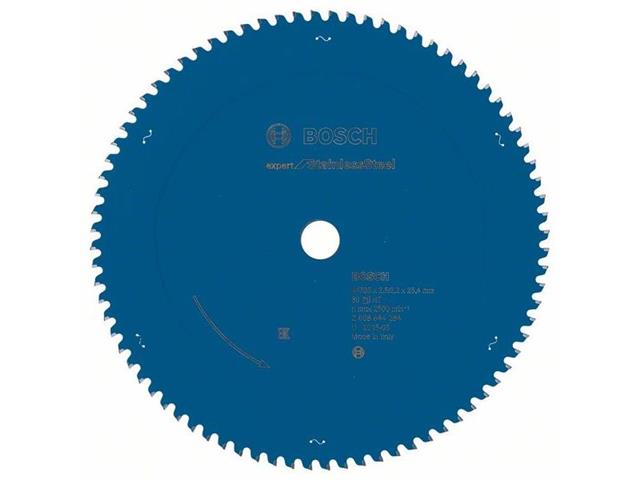 Žagin list Bosch Expert for Stainless Steel, Dimenzije: 305x25,4x2,5mm, Zob: 80, 2608644284