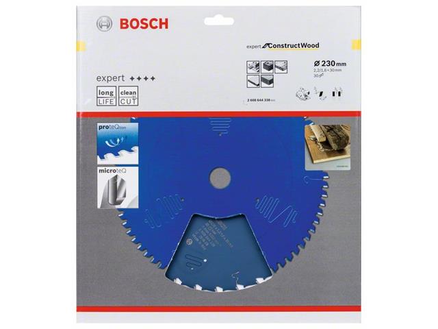 List za ročne krožne in potopne žage Bosch EX CW H, Dimenzije: 230x30x2,5mm, Zob: 30, 2608644338