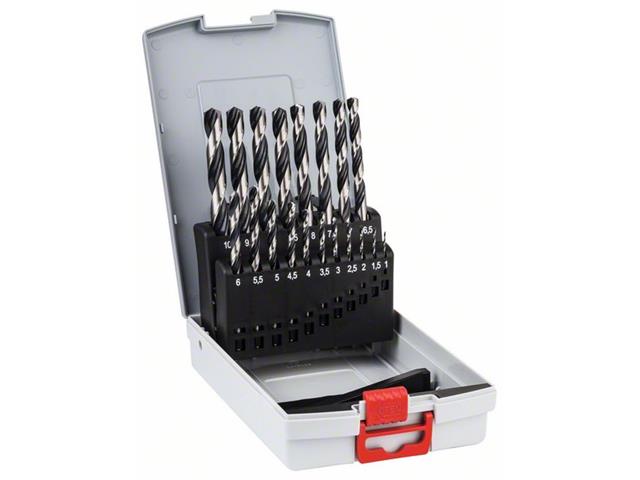 19-delni komplet svedrov za kovino Bosch HSS PointTeq ProBox, 2608577351