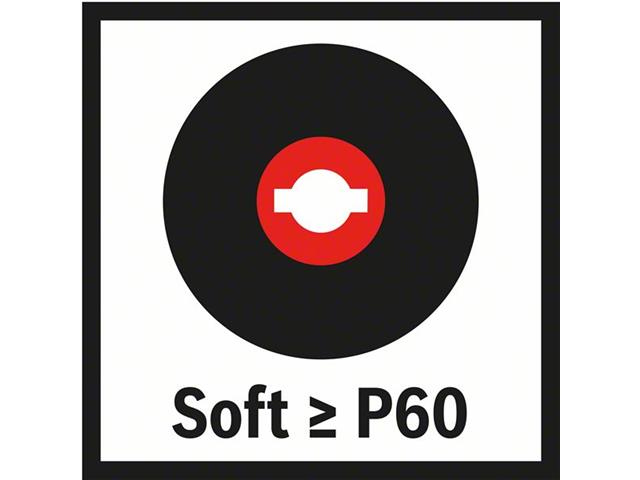 X-LOCK mehki podporni krožnik Bosch, 115 mm, 13.300vrt./min, 2608601711