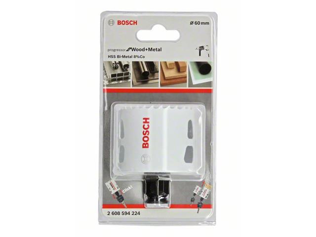 HSS BiM kronska žaga za izrezovanje lukenj Bosch za les in kovino, Dimenzije: 60x44mm, 2608594224
