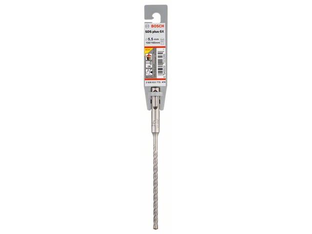 Udarni sveder Bosch PRO SDS-plus-5X, Dimenzije: 5,5x100x160mm, 2608833775