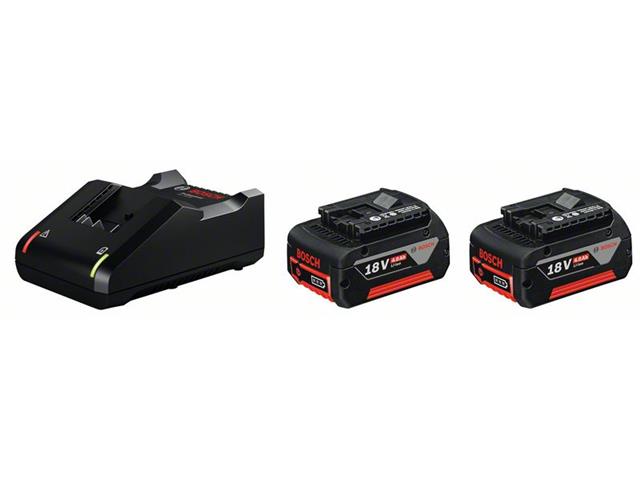 Začetni komplet 2x akumulator GBA 18V/4.0 Ah s polnilnikom Bosch GAL 18V-40, 1600A019S0