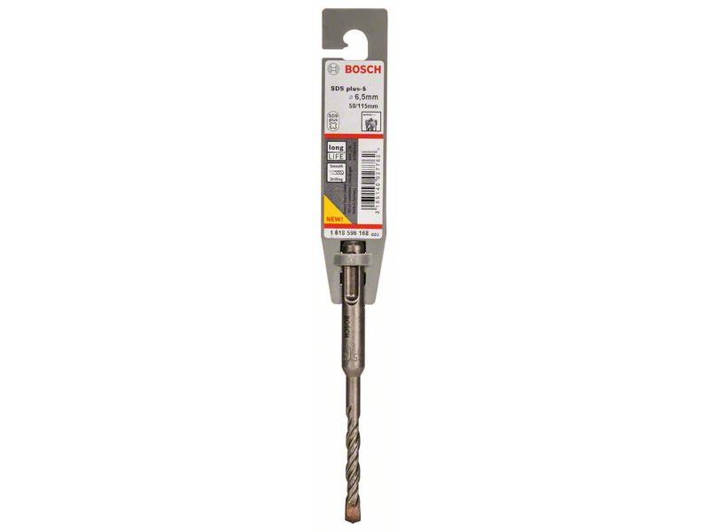 Udarni svedri Bosch SDS-plus-5, Dimenzije:  6,5 x 50 x 115 mm, Posamično pakiranje