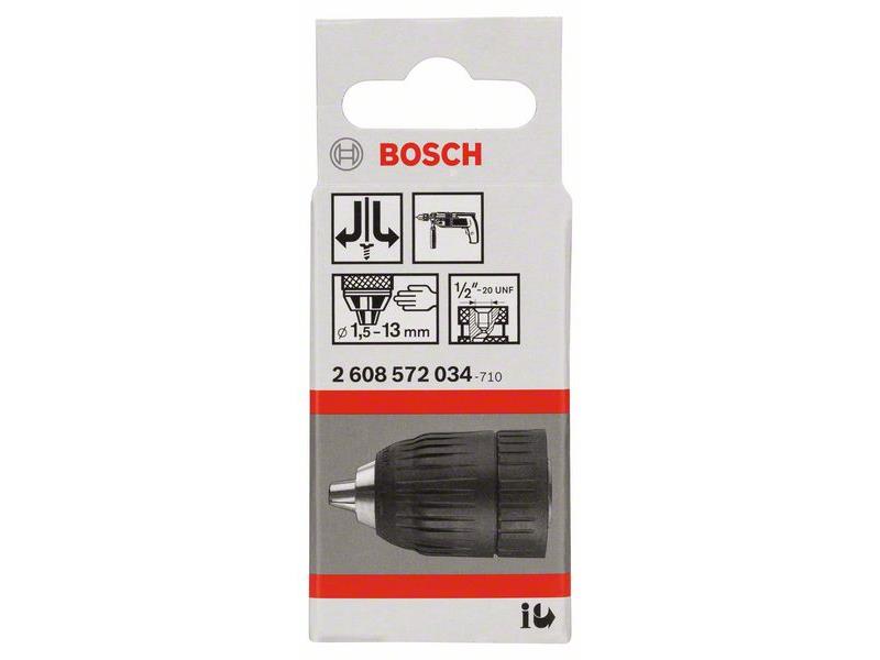 Hitrovpenjalna vrtalna glava Bosch do: 13 mm, Vpenjanje: 2-13 mm, Navoj: 1/2