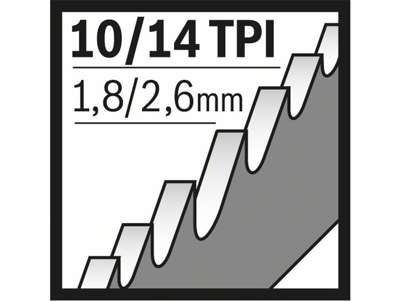 Listi za sabljasto žago Bosch S 922 VF, les in kovina, Pakiranje: 2 kos, 2608656040