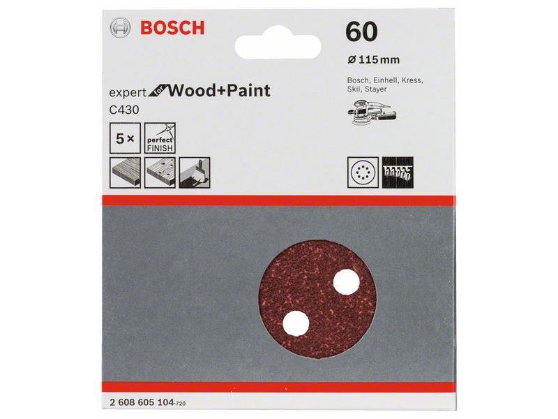 Brusilni list C430 Bosch, 115mm, 60, 2608605104