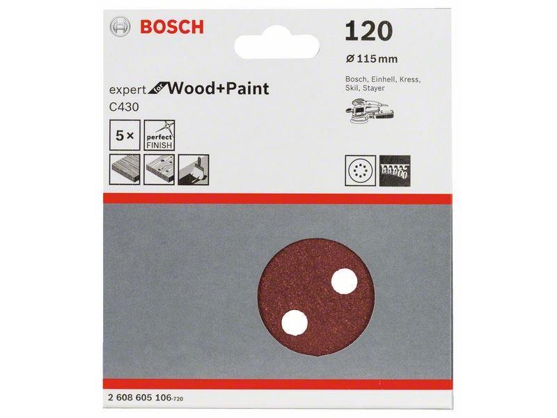 Brusilni list C430 Bosch, 115mm, 120, 2608605106