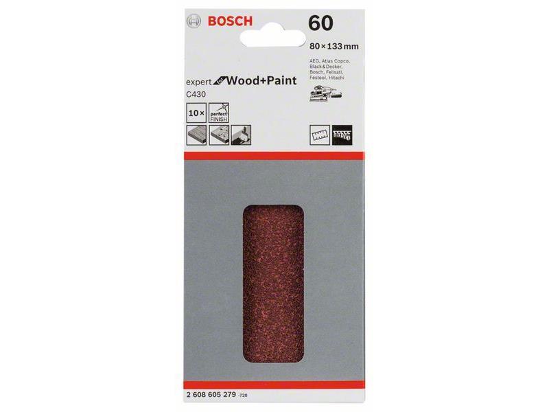 Brusilni list C430, pakiranje po 10 kosov 80 x 133 mm, 60