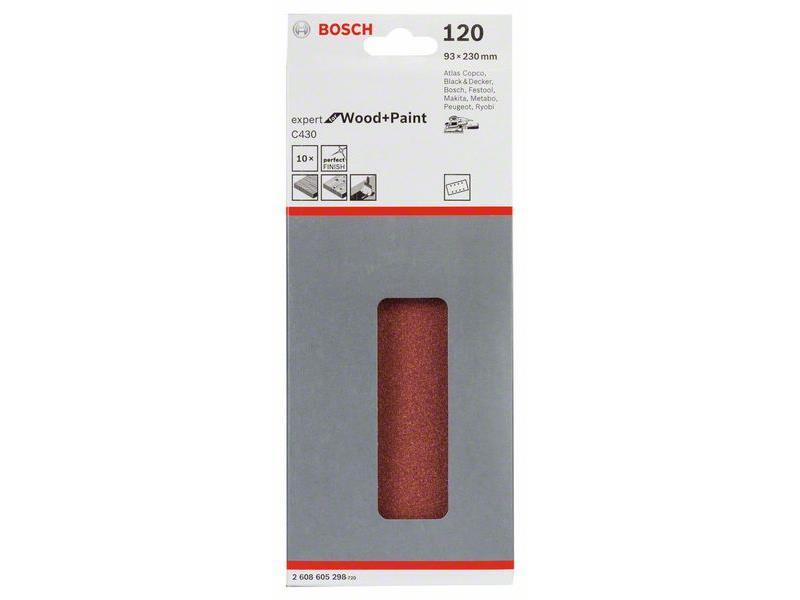 Brusilni list C430, pakiranje po 10 kosov 93 x 230 mm, 120