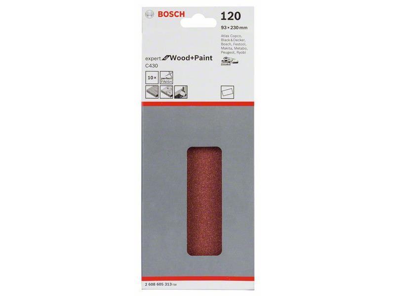 Brusilni list C430, pakiranje po 10 kosov 93 x 230 mm, 40