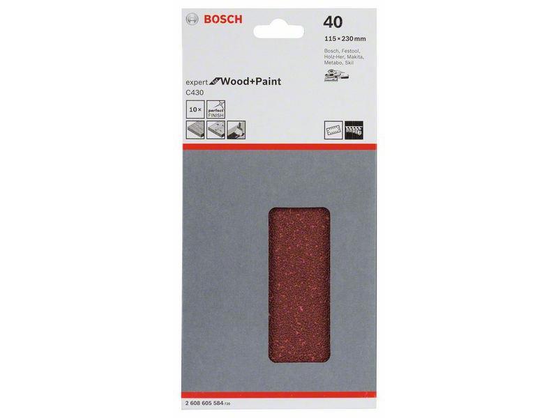 Brusilni list C430, pakiranje po 10 kosov 115 x 230 mm, 60