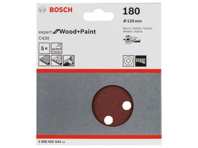 Brusilni list C430 Bosch, 125mm, 180, 2608605644