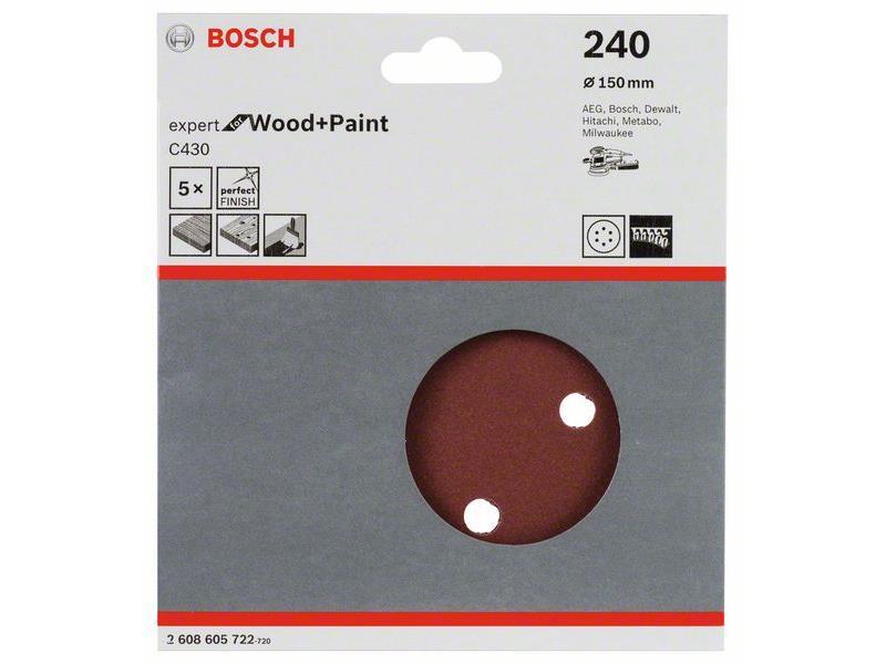 Brusilni list C430 Bosch, 150mm, 240, 2608605722