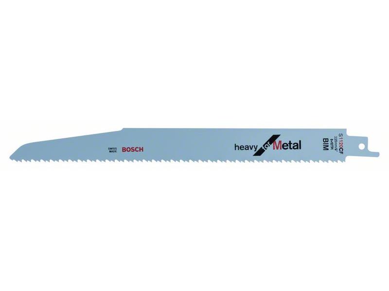 Listi za sabljasto žago Bosch S 1120 CF, kovina, Pakiranje: 5 kos, 2608656255