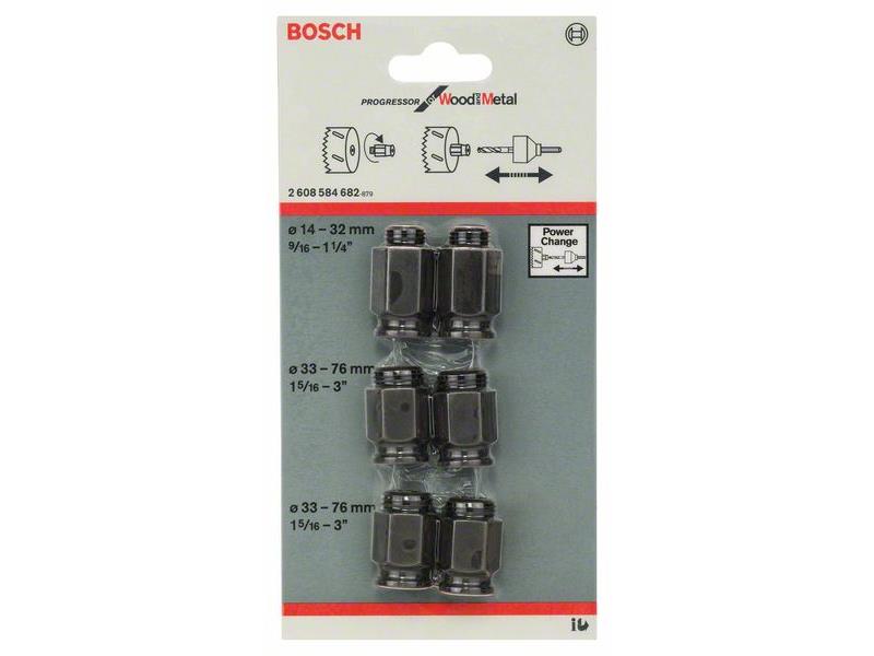 6-delni komplet prehodnih adapterjev  Bosch, 2608584682