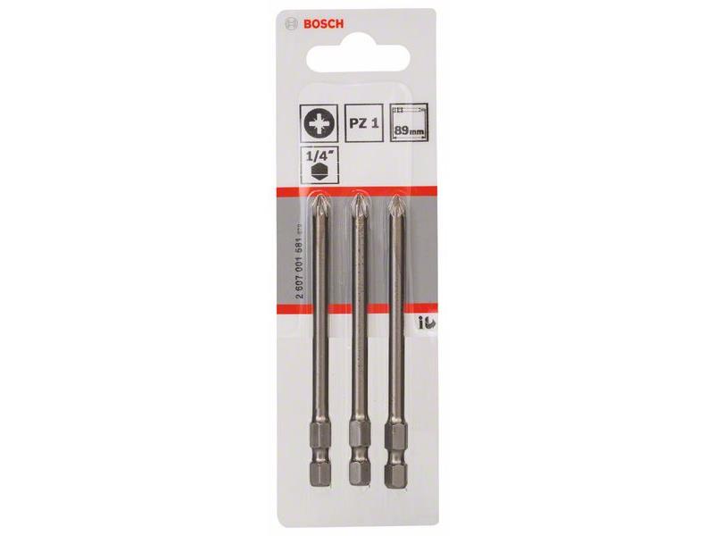 Vijačni nastavek Bosch Extra-Hart PZ 1, Dolžina: 89 mm