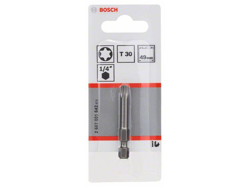 Vijačni nastavek Bosch Torx Extra-Hart,1/4, Dimenzije: 30x49mm, 2607001642