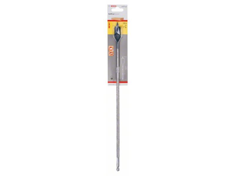 Ploščati rezkalni sveder Bosch Self Cut Speed, šesterorob , Dimenzije: 17 x 400 mm, 2608595407