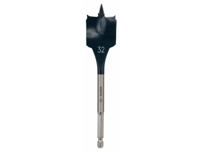 Ploščati rezkalni sveder Bosch Self Cut Speed, šesterorob , Dimenzije: 32 x 152 mm, 2608595498