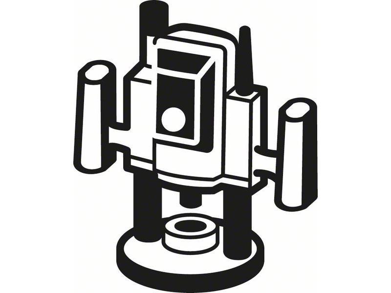 Poravnalni rezkar Bosch, Dimenzije: 8x12.7x56mm, Pakiranje: 1 kos, 2608628347