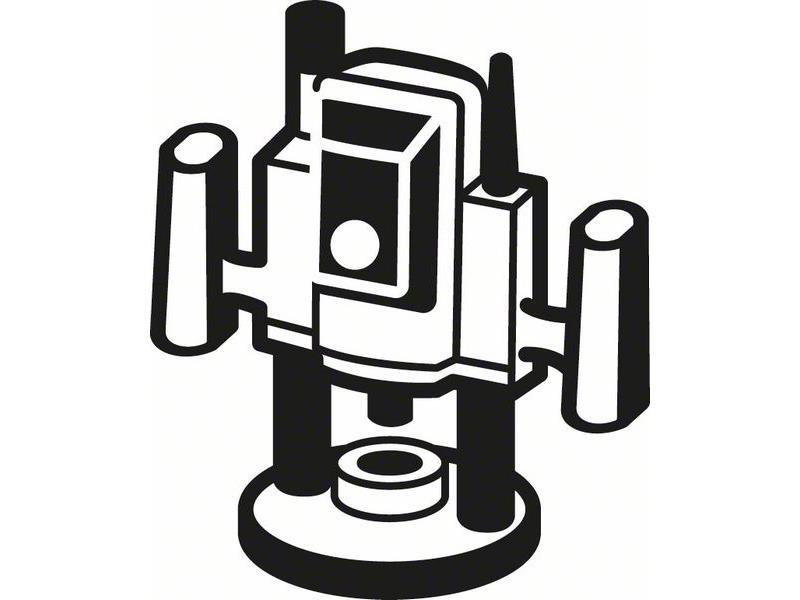 Poravnalni rezkar Bosch, Dimenzije: 8x12.7x68mm, Pakiranje: 1 kos, 2608628348
