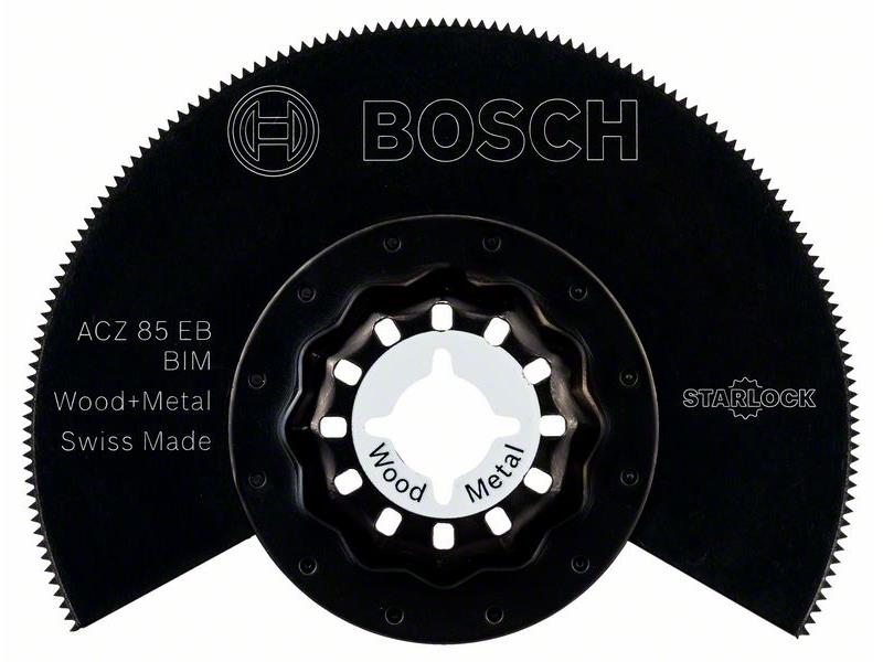 BIM segmentni žagin list Bosch ACZ 85 EB,Wood and Metal, Kolenčast, 85mm, 2608661636