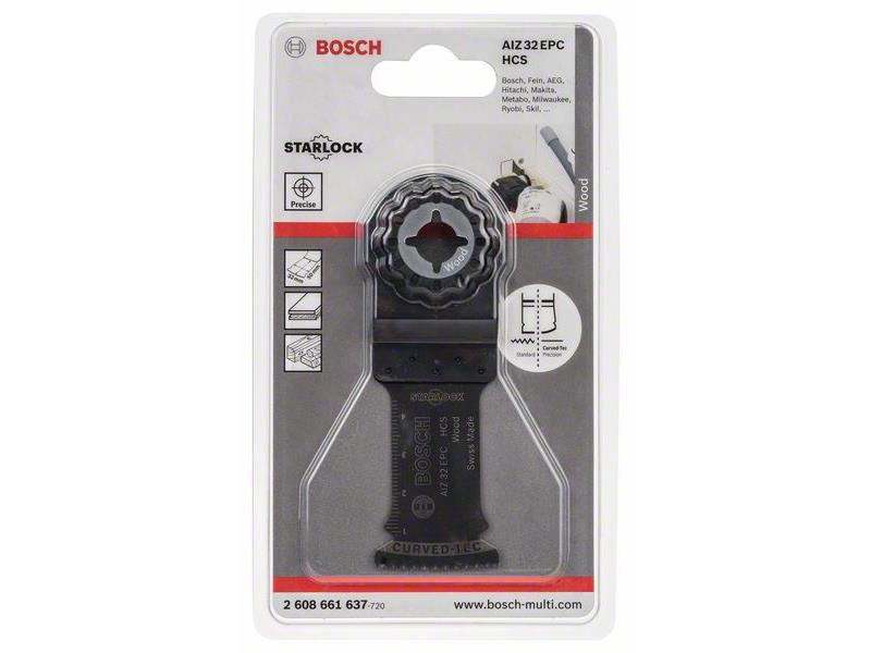 HCS Potopni žagin list Bosch AIZ 32 EPC, Wood, Dimenzije: 50x32mm, 2608661637