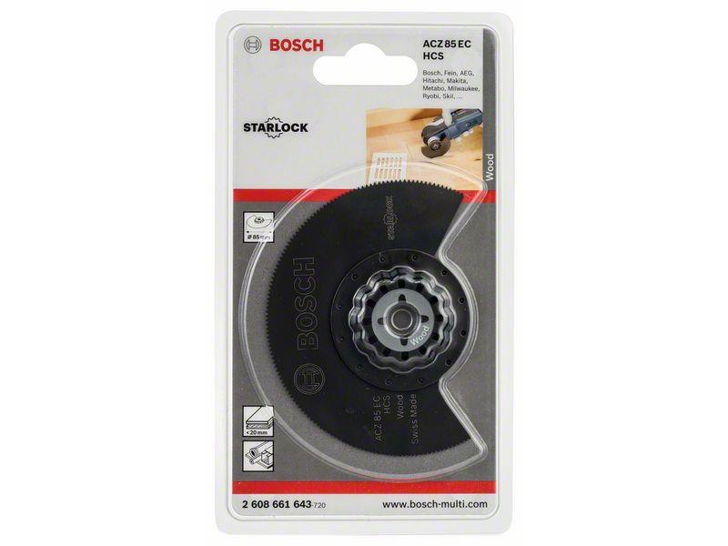 HCS Segmentni žagin list iz hitroreznega jekla Bosch  ACZ 85 EC, Wood, 85mm, 2608661643