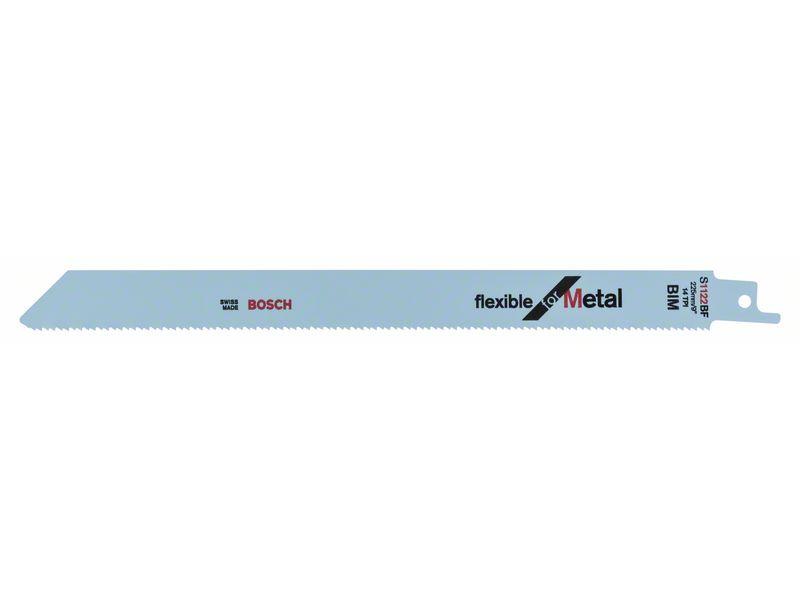 Listi za sabljasto žago Bosch S 1122 BF, kovina, Pakiranje: 25 kos, 2608657552